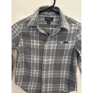 Polo - Ralph Lauren, 4t boys, Flannel Shirt